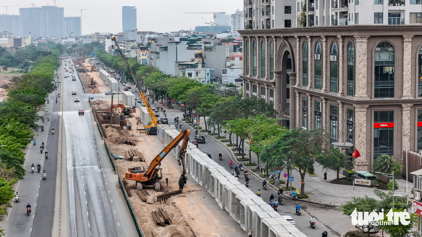 Dự án cải tạo và nâng cấp hệ thống thoát nước giúp giảm ngập úng tại Hà Nội